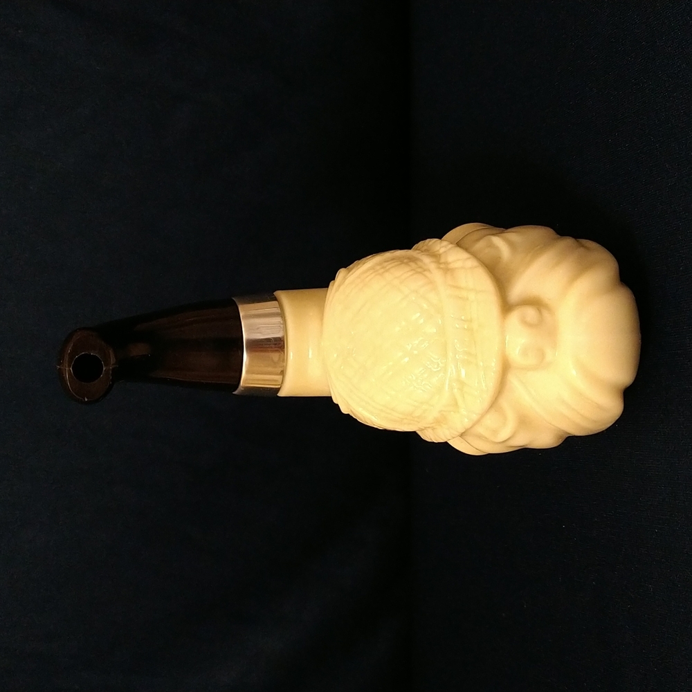 Vintage Avon Olande Cologne Bottle Decanter Sherlock Holmes Bull Dog After Shave